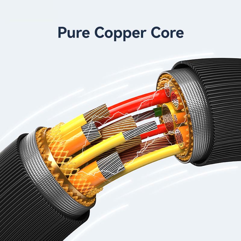 USAMS US-SJ699 3m USB to Lightning 2.4A Charging Cable Copper Core 480Mbps Data Cord USAMS US-SJ699 3m USB to Lightning 2.4A Charging Cable Copper Core 480Mbps Data Cord